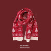 Warm & Cozy Winter Plaid Wool Scarf - Ideal New Year Gift for Couples