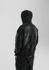 Premium Men's Dark Grey Hoodie with Unique Shoulder Design