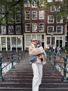 Sleek Plush Coat with Large Fur Collar in Milky White, Buttoned, Casual Style, Winter Women's Wear