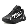 Contemporary Winter Sneakers - Trendy sports style shoes with durable sole and height boost design. Silver black color.