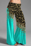 Women's Lightweight Printed Wide-Leg Trousers - Adjustable Waist, Comfy & Stylish - Perfect for Women's Fashion - Sizes S-5XL