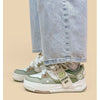 Chic Hong Kong Dad-Style Green Platform Sports Shoes for Women