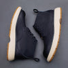 Men's Winter Martin Boots - British Style, Mid-heel, Comfortable Leather Shoes for Men - Multiple Colors & Sizes - Fashionable & Durable