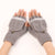 Wool Fingerless Gloves for Women in Light Khaki, Black, Pink - Touch-Screen Compatible & Windproof for Stylish Warmth