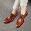 Handmade Leather Shoes for Men - Classic Round Toe Style & Luxurious Comfort