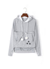 Women's Cat Lover Pet Pocket Hoodie - Trendy Print, Warm & Cozy, Casual Style - Various Colors & Sizes - Ideal for Winter Coziness