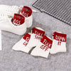 Unisex Cotton Harajuku Street Style Socks - Couples' Fit, Breathable Cotton Fabric