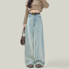 Women's High Waist Light Blue Loose Straight Cut Jeans - Fresh & Sweet Style - Casual Fashion for Women