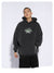 Unisex distressed streetwear sweater with graphic print, edgy style, and loose fit - urban fashion in premium cotton blend.