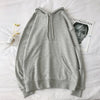 Cozy Fleece-Lined Hooded Sweater in Solid Colors for Women - Warm and Stylish Polyester Sweater for Fall and Winter