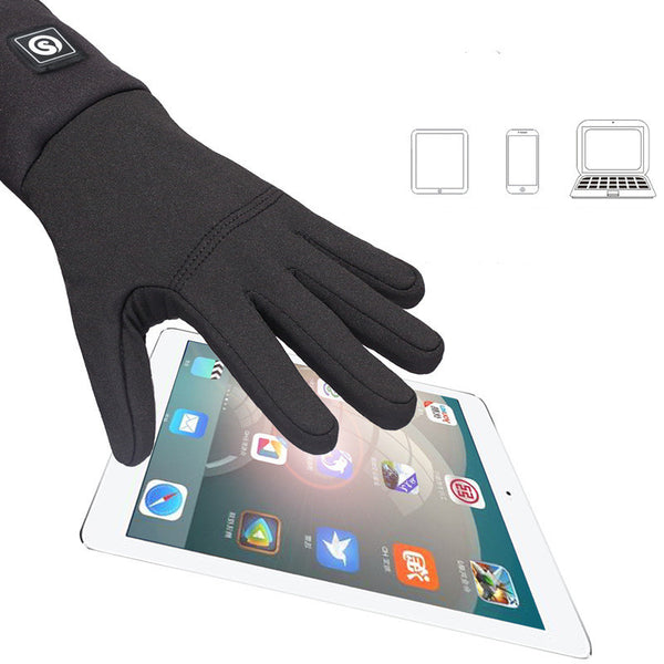 Premium Heated Riding Gloves for All-Weather Sports - Unisex Polar Fleece Design