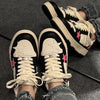 Fashionable Thick Bottom Board Shoes in Black - Comfortable Sports Sneaker