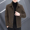 Men's Plus Size Winter Coat in Durable Polyester - Enhanced Thickness for Warmth