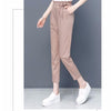 Women's Slim Fit High Waist Harem Pants in Vibrant Colors for Modern Fashion Statement