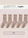 Breathable, Pure Cotton Sports Socks for Men, Mid-Calf, Plus Size