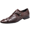 Men's Black Leather Business Shoes, Pointed Design Size 37-46