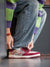 Trendy Wine Red Street Sports Shoes with Color-Blocking Pattern, Unisex, Sizes 35-45