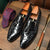 Premium British Blue Leather Business Shoes - Comfortable & Stylish Choice for All Occasions