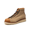 Vintage-Style Leather Boots by Goodyear Craft for Men - Quality footwear with high-quality leather, unisex design, and stylish round toe.