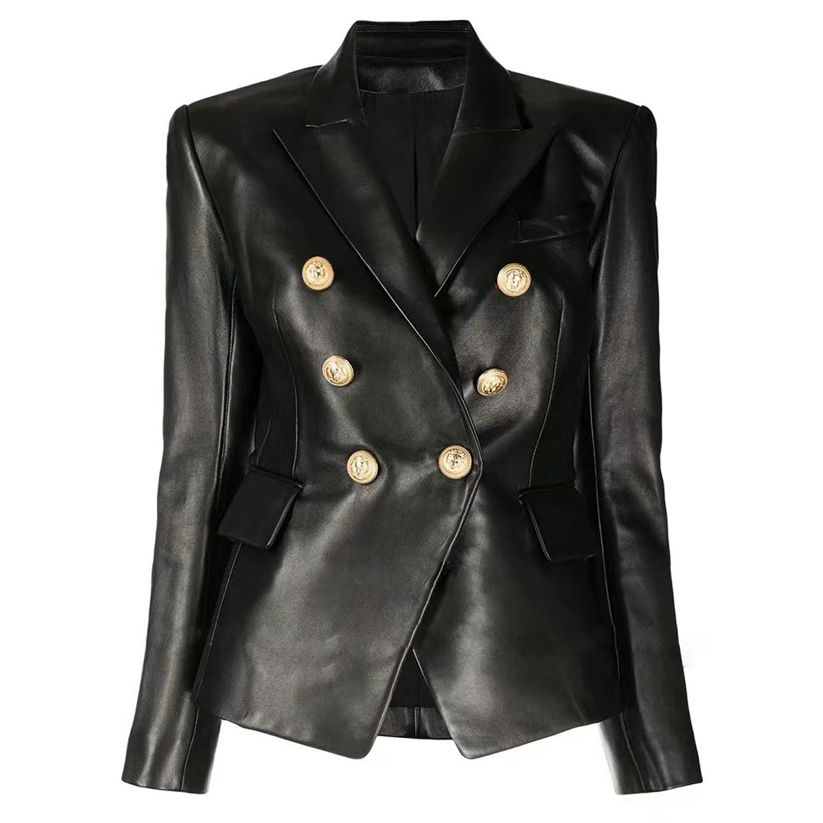 Women's Leather Suit Leather Jacket Coat