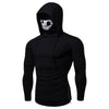 Urban Punk Hooded Suit Long Sleeve Streetwear Cotton Blend Fashionable Street Style Trendy Attire Urban Punk Hoodwear.