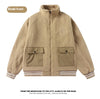 Men's Berber Fleece Winter Coat in Multiple Colors. Casual, Warm, and Stylish Cotton Jacket for Men.