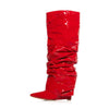 Women's Camouflage Plus Size Wedge Boots with High Cylinder Design, Rubber Sole, and Waterproof Platform