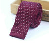 Classy Striped Knitted Tie for Men - Slim & Elegant