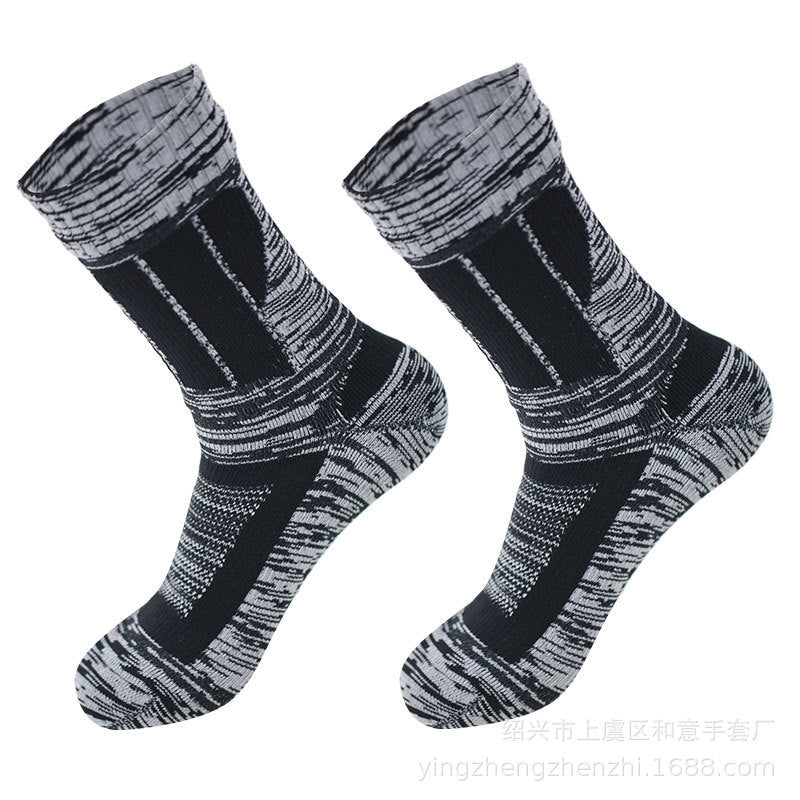 Outdoor Mid-calf Climbing Socks Camping Sports Skiing Wading Breathable Quick-drying Cycling Waterproof Socks