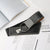 Chic Adjustable Elastic Rivet Belt for Women - Black PU Leather Alloy Buckle - Fashion Waist Accessory - Women's Belt