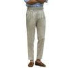 High Waist Linen Trousers - Plus Size, Slim Leg, 100% Linen, US Sizes, Creamy-white, Khaki, Navy Blue