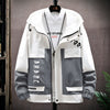 Men's Durable Work Jacket - Polyester, Stylish, Lightweight