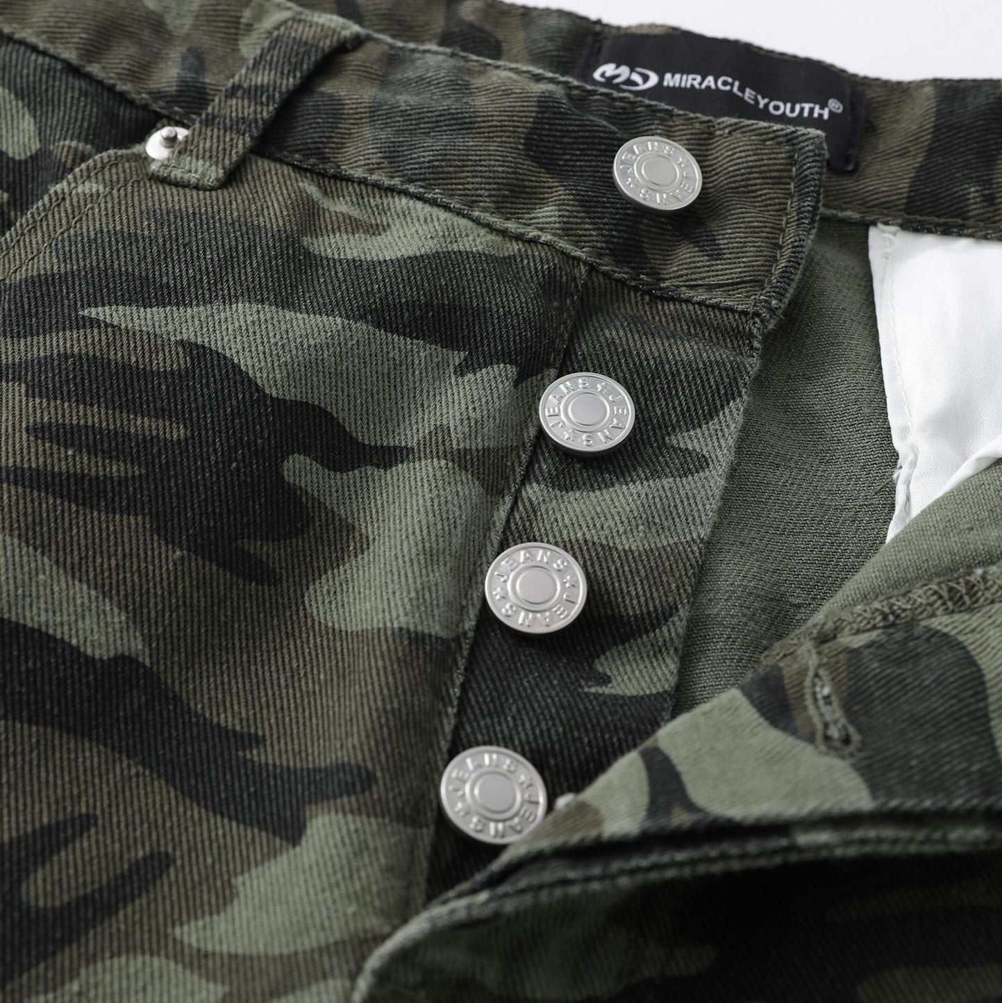 American Vintage Street Trendy Camouflage Workwear Trousers