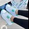 Chic Lace-Up Platform Shoes in Vibrant Colors for stylish comfort. Mid-heel wedges with cloth lining, perfect for daily wear.