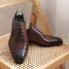 British Style Men's Leather Oxford Shoes in Black - Elegant and versatile men's footwear for formal and casual settings.