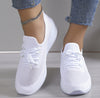 Breathable Mesh Wedge Heels for Women - Casual Platform Style