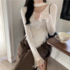 Winter Essential Women's Slim-Fit Halter Tassel Sweater in Various Colors - Cozy, Stylish, Free-Size Pullover with Tassel Detail