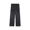 Rugged Straight-leg Work Trousers in Khaki and Black | Polyester Heavyweight Design | Sizes M, L, XL