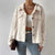Chic White Velvet Lapel Woolen Coat, Japanese Korean Style, Polyester Fiber, White Woolen, Sizes S to XL