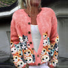 Chic 3D Printed Cardigan - Women's Knitted Coat, Unique 3D Effect, Versatile Fashion, Polyester Material, Sizes S-5XL