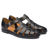 Men's Leisure Pump Beach Shoes - Breathable Imitation Leather, Large Size, Multiple Colors - Stylish and Comfortable Sandals