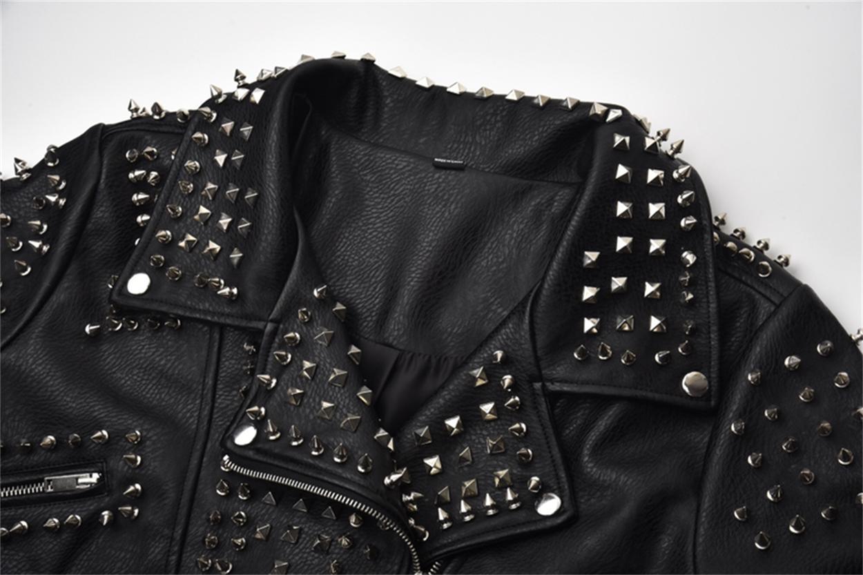 Rock Heavy Studs Stylish Punk Jacket