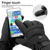 Electric Heated TouchScreen Gloves for Winter Rides, Rapid Heating, Adjustable Temperature - Red/White/Blue Options