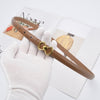 Stylish Women's Double-Ring Genuine Leather Belt - Versatile Fashion Accessory