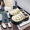 Women's Summer Thick Bottom Slippers in Green, Black, White, Brown - EVA Sandals for Women - Trendy, Comfortable, Height-Increasing, Non-Slip.