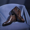 Men's Leather Chelsea Boots for Business Attire - Martin Style, Anti-Skid, Breathable, Comfortable, Sizes 37-44.