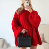 Cozy Knit Sweater, Round-neck, Long Sleeve, Multicolor Options, Casual Style, Polyester Blend, Pullover Design
