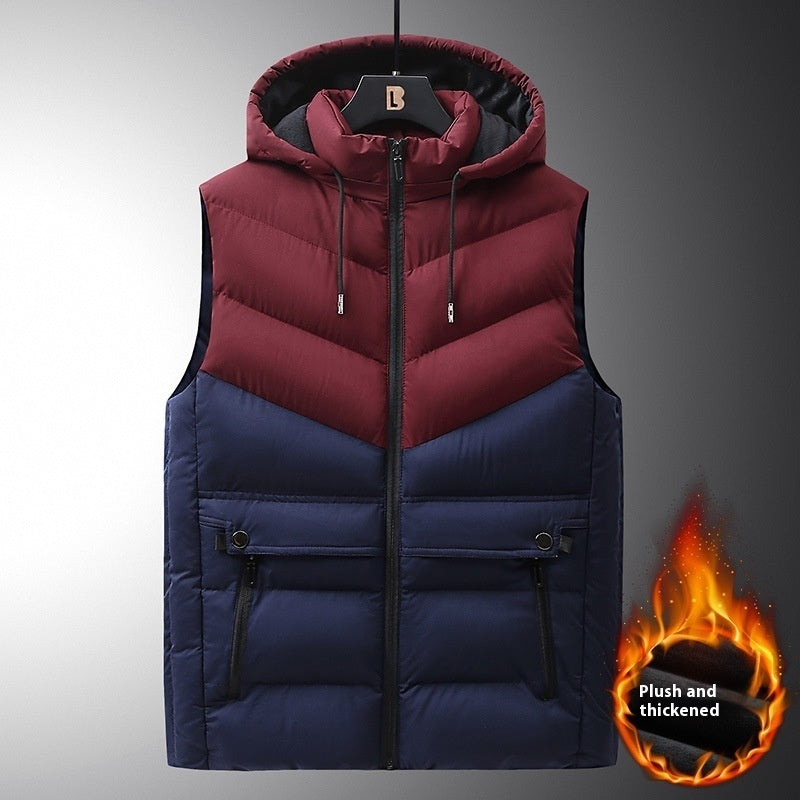 Men's Fashion Down Cotton Coat Vest