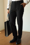 Men's Slim Fit Elastic Business Trousers, Comfortable & Stylish Pants, Versatile Office Attire