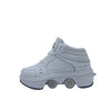 Unisex White Heelys Roller Skates - Dual-Use, Four-Wheel Skates for Fun Exercise and Outdoor Skating - Sizes Euro 33 to 42